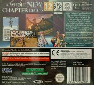 Phantasy Star 0 - Box - Back Image