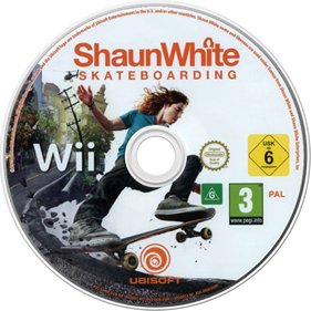 Shaun White Skateboarding - Disc Image