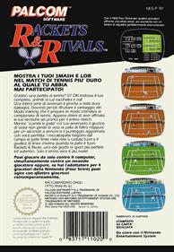 Rackets & Rivals - Box - Back Image
