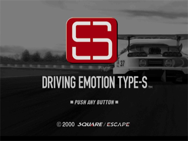 Driving Emotion Type-S - Screenshot - Game Title Image