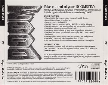 DOOM Fever - Box - Back Image