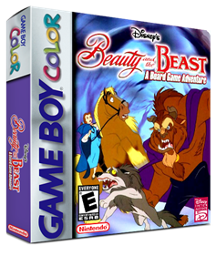 Disney's Beauty and the Beast: A Board Game Adventure - Box - 3D Image