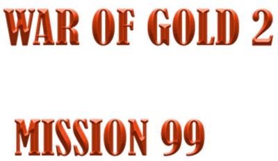 War of Gold 2: Mission 99 - Clear Logo Image