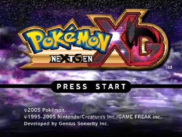 Pokémon XG: Next Gen - Screenshot - Game Title Image