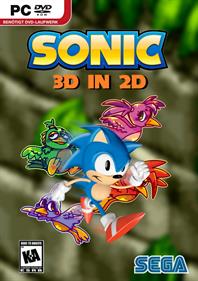 Sonic 3D in 2D - Fanart - Box - Front