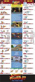 Street Fighter '89: The Final Fight - Arcade - Controls Information Image