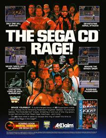 WWF Rage in the Cage - Advertisement Flyer - Front Image