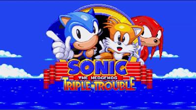 Sonic Triple Trouble 16-Bit - Screenshot - Game Title Image