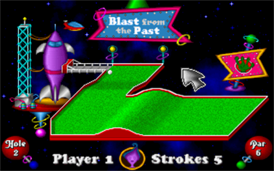 Fuzzy's World Of Miniature Space Golf - Screenshot - Gameplay Image