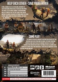 Brothers: A Tale of Two Sons - Fanart - Box - Back