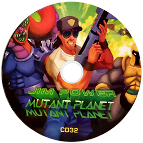 Jim Power in Mutant Planet - Disc Image