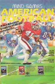 American Football - Advertisement Flyer - Front Image