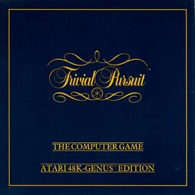 Trivial Pursuit: The Computer Game: Atari 48K Genus Edition - Box - Front Image