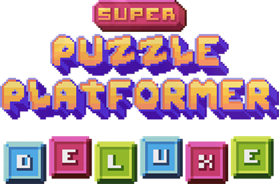 Super Puzzle Platformer Deluxe - Clear Logo Image