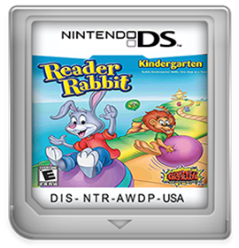 Reader Rabbit: Kindergarten - Fanart - Cart - Front