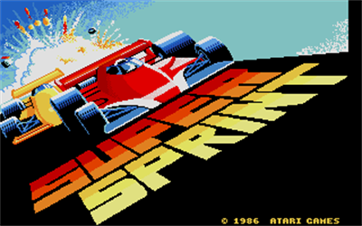 Super Sprint - Screenshot - Game Title Image