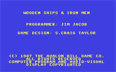Wooden Ships & Iron Men - Screenshot - Game Title Image