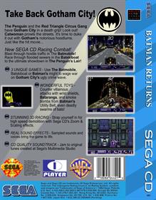 Batman Returns - Fanart - Box - Back Image