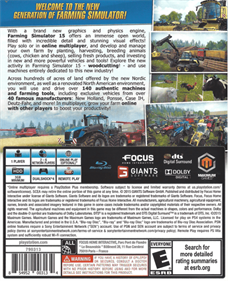 Farming Simulator 15 - Box - Back Image