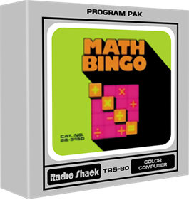 Math Bingo - Box - 3D Image