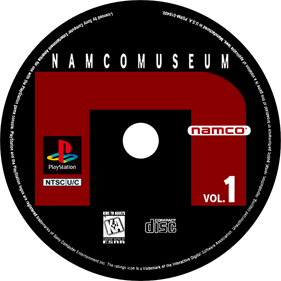 Namco Museum Vol. 1 - Fanart - Disc Image