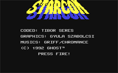 Starcom (Ghost) - Screenshot - Game Title Image