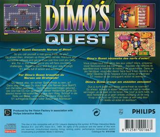 Dimo's Quest - Box - Back Image