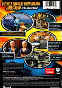 007: Agent Under Fire - Box - Back Image