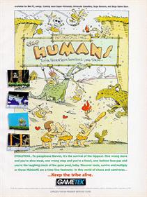 The Humans - Advertisement Flyer - Front Image