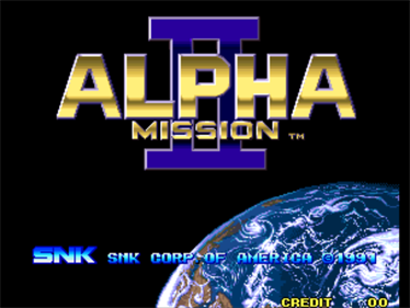 Alpha Mission II - Screenshot - Game Select Image