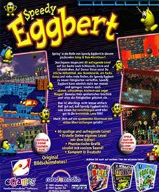 Speedy Eggbert - Box - Back Image