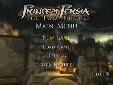 Prince of Persia: The Two Thrones - Screenshot - Game Select Image
