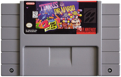 Tetris & Dr. Mario - Fanart - Cart - Front Image