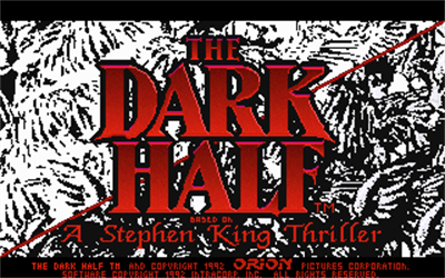 The Dark Half - Screenshot - Game Title Image