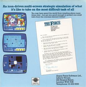 The Force (Argus Press Software) - Box - Back Image