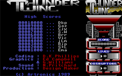 Thunderwing - Screenshot - Game Title Image