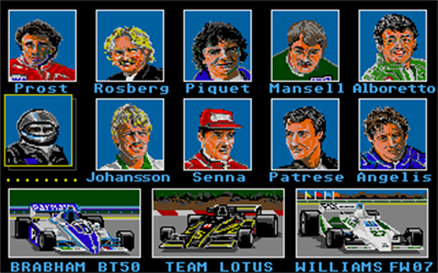 Indy 500 - Screenshot - Game Select Image