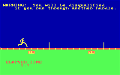 Microsoft Decathlon - Screenshot - Gameplay Image