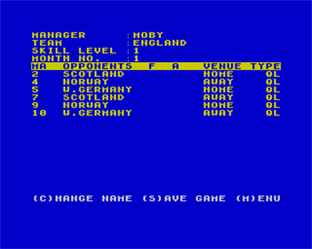 Trevor Brooking's World Cup Glory - Screenshot - Gameplay Image