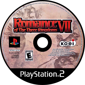 Romance of the Three Kingdoms VII - Disc Image