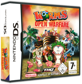 Worms: Open Warfare - Box - 3D Image