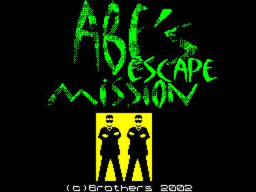 Abe's Mission: Escape - Screenshot - Game Title Image