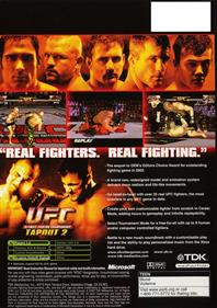 UFC: Ultimate Fighting Championship: Tapout 2 - Box - Back Image