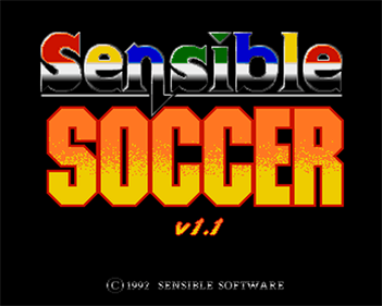 Sensible Soccer: European Champions: 92/93 Edition - Screenshot - Game Title Image
