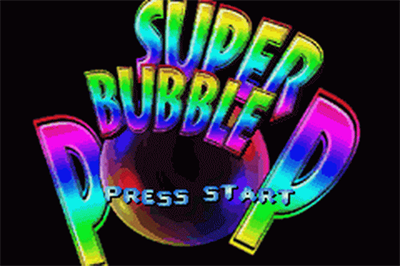 Super Bubble Pop - Screenshot - Game Title Image