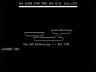 Super Star Trek - Screenshot - Game Title Image