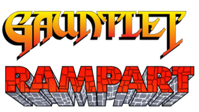 Gauntlet / Rampart - Clear Logo Image