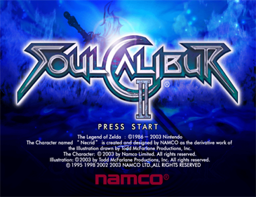 SoulCalibur II - Screenshot - Game Title Image