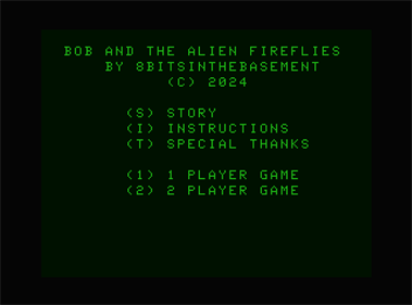 Bob and the Alien Fireflies - Screenshot - Game Title Image