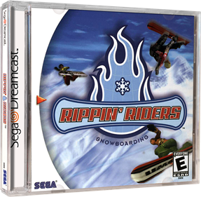 Rippin' Riders Snowboarding - Box - 3D Image
